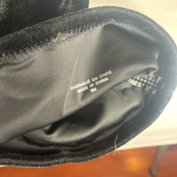 Black velvet boots women size 9M over the knee-high boots - Picture 8 of 8